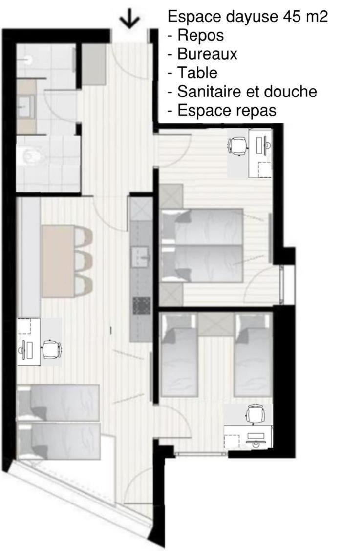 Chati-Bourg Citea Express Dayuse - Suite 3 Pieces W -- 25 Min Paris Montparnasse -- 15 Min Velizy Châtillon Buitenkant foto
